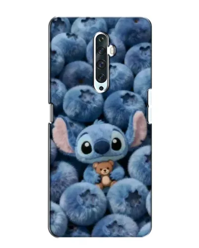 Чехол для OPPO Reno 2Z с картинкой «Стич и голубика»