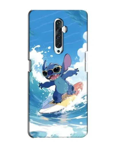 Чехол для OPPO Reno 2Z с картинкой «Стич на волне»