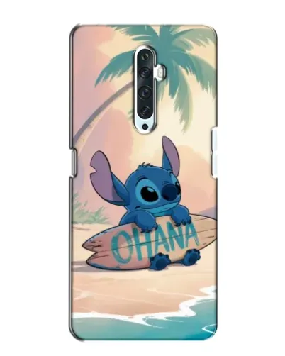Чехол для OPPO Reno 2Z с картинкой «Стич на серфе»