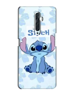 Чехол для OPPO Reno 2Z с картинкой «Stitch среди цветов»