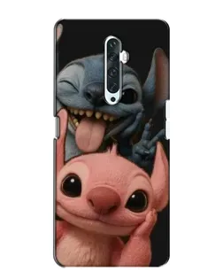 Чехол для OPPO Reno 2Z с картинкой «Стич и Ангел»
