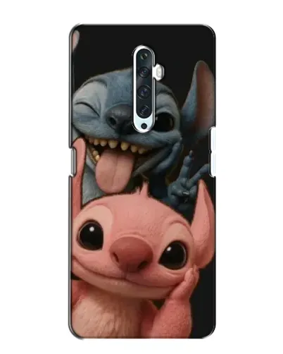 Чехол для OPPO Reno 2Z с картинкой «Стич и Ангел»