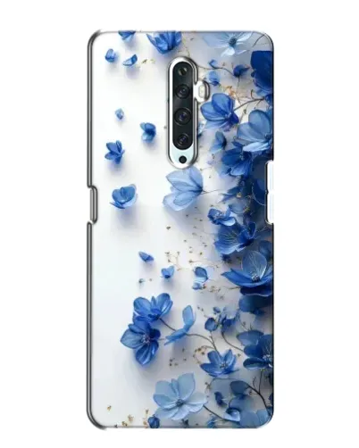 Чехол для OPPO Reno 2Z с картинкой «Голубой цветочный каскад» Чехол для OPPO Reno 2Z с картинкой «Голубой цветочный каскад»