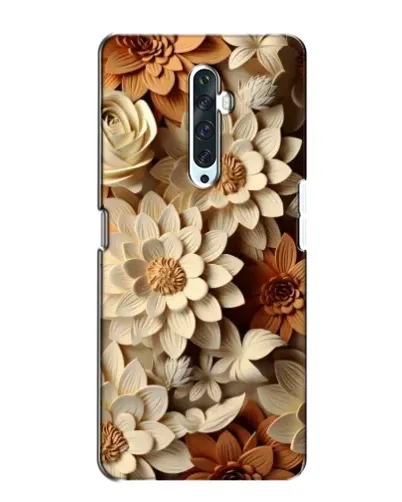 Чехол для OPPO Reno 2Z с картинкой «Бежевый флористический декор» Чехол для OPPO Reno 2Z с картинкой «Бежевый флористический декор»