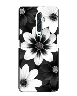 Чехол для OPPO Reno 2Z с картинкой «Монохромные астры» Чехол для OPPO Reno 2Z с картинкой «Монохромные астры»