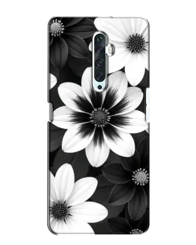Чехол для OPPO Reno 2Z с картинкой «Монохромные астры» Чехол для OPPO Reno 2Z с картинкой «Монохромные астры»
