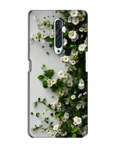 Чехол для OPPO Reno 2Z с картинкой «Ветка мелких белых цветов» Чехол для OPPO Reno 2Z с картинкой «Ветка мелких белых цветов»