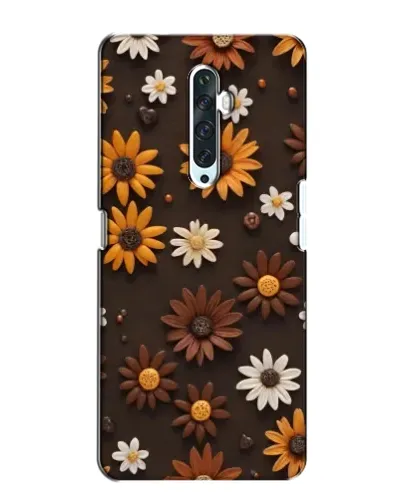 Чехол для OPPO Reno 2Z с картинкой «Узор из маленьких подсолнухов» Чехол для OPPO Reno 2Z с картинкой «Узор из маленьких подсолнухов»