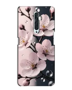 Чехол для OPPO Reno 2Z с картинкой «Нежная сакура и капли» Чехол для OPPO Reno 2Z с картинкой «Нежная сакура и капли»