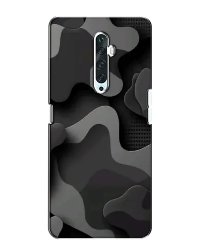 Чехол для OPPO Reno 2Z с картинкой «Темный абстрактный камуфляж»