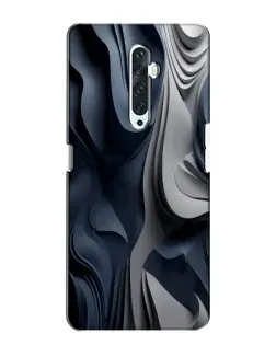 Чохол для OPPO Reno 2Z з картинкою «Об'ємні сині складки» Чохол для OPPO Reno 2Z з картинкою «Об'ємні сині складки»