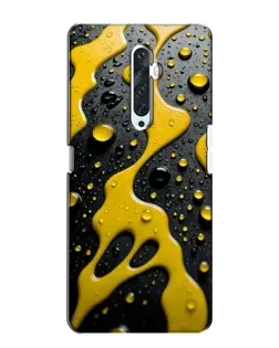 Чехол для OPPO Reno 2Z с картинкой «Жидкое желтое золото»