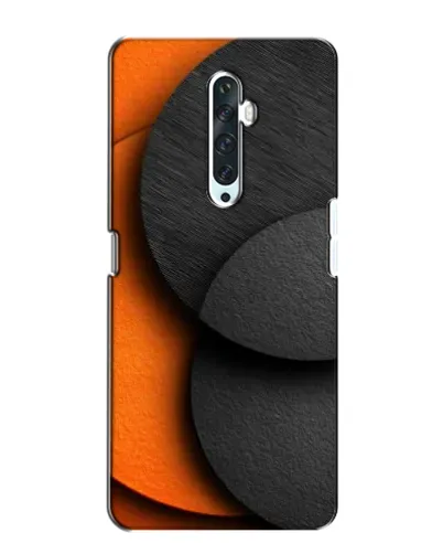Чехол для OPPO Reno 2Z с картинкой «Геометрия оранжевых кругов»