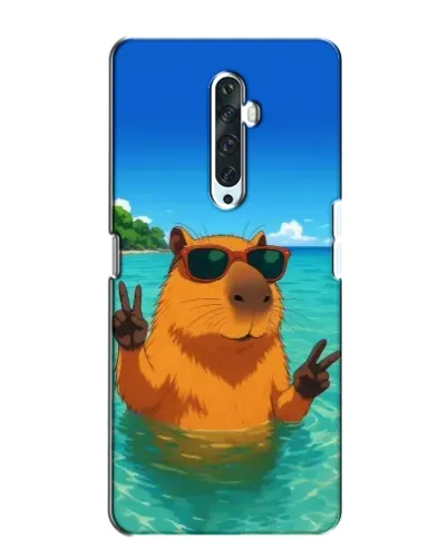 Чехол для OPPO Reno 2Z с картинкой «Морская капибара» Чехол для OPPO Reno 2Z с картинкой «Морская капибара»