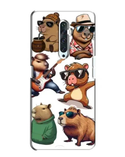 Чехол для OPPO Reno 2Z с картинкой «Крутые капибары музыканты» Чехол для OPPO Reno 2Z с картинкой «Крутые капибары музыканты»