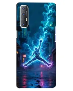 Чохол для OPPO Reno 3 Pro з картинкою «Jordan Gold Jumpman» Чохол для OPPO Reno 3 Pro з картинкою «Jordan Gold Jumpman»