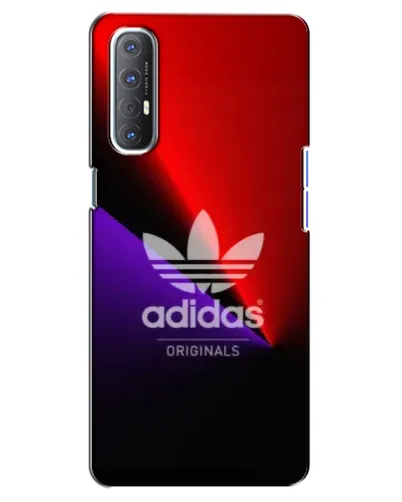 Чехол для OPPO Reno 3 Pro с картинкой «Adidas Red Neon»