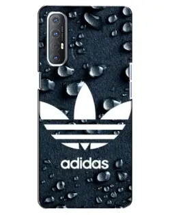 Чехол для OPPO Reno 3 Pro с картинкой «Adidas Trefoil Blue» Чехол для OPPO Reno 3 Pro с картинкой «Adidas Trefoil Blue»