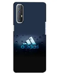 Чехол для OPPO Reno 3 Pro с картинкой «Adidas Water Drops» Чехол для OPPO Reno 3 Pro с картинкой «Adidas Water Drops»