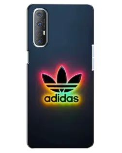 Чехол для OPPO Reno 3 Pro с картинкой «Неоновый Adidas» Чехол для OPPO Reno 3 Pro с картинкой «Неоновый Adidas»