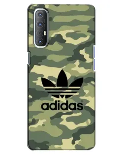 Чехол для OPPO Reno 3 Pro с картинкой «Милитари стиль Adidas» Чехол для OPPO Reno 3 Pro с картинкой «Милитари стиль Adidas»