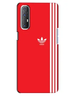 Чехол для OPPO Reno 3 Pro с картинкой «Красный минимализм Adidas» Чехол для OPPO Reno 3 Pro с картинкой «Красный минимализм Adidas»