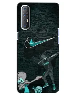 Чохол для OPPO Reno 3 Pro з картинкою «Спортивний арт Nike» Чохол для OPPO Reno 3 Pro з картинкою «Спортивний арт Nike»