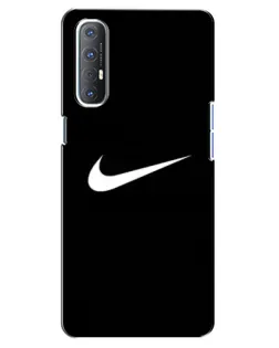 Чехол для OPPO Reno 3 Pro с картинкой «Минималистический Найк»