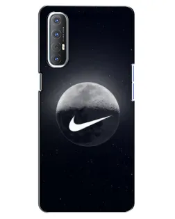Чехол для OPPO Reno 3 Pro с картинкой «Nike в стиле граффити»