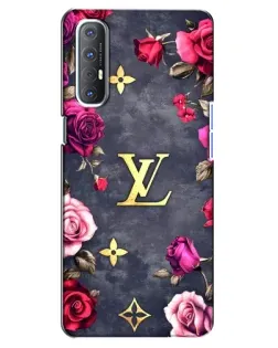 Чехол для OPPO Reno 3 Pro с картинкой «Цветочный Louis Vuitton» Чехол для OPPO Reno 3 Pro с картинкой «Цветочный Louis Vuitton»