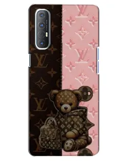 Чехол для OPPO Reno 3 Pro с картинкой «Мишка в стиле LV» Чехол для OPPO Reno 3 Pro с картинкой «Мишка в стиле LV»