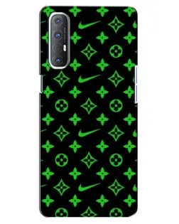 Чехол для OPPO Reno 3 Pro с картинкой «Неоновый принт LV» Чехол для OPPO Reno 3 Pro с картинкой «Неоновый принт LV»
