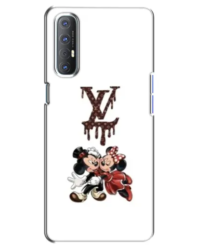 Чехол для OPPO Reno 3 Pro с картинкой «LV и Микки Маус» Чехол для OPPO Reno 3 Pro с картинкой «LV и Микки Маус»