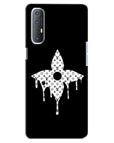 Чехол для OPPO Reno 3 Pro с картинкой «Цветочная монограмма» Чехол для OPPO Reno 3 Pro с картинкой «Цветочная монограмма»
