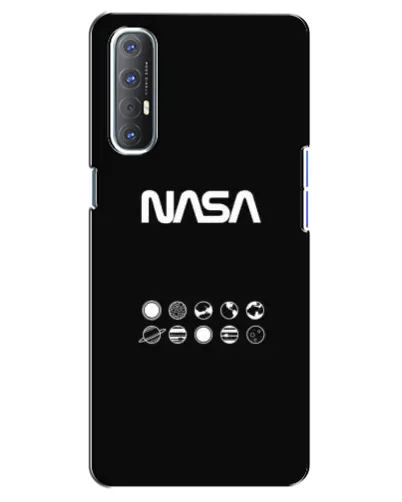 Чехол для OPPO Reno 3 Pro с картинкой «NASA — технический принт» Чехол для OPPO Reno 3 Pro с картинкой «NASA — технический принт»
