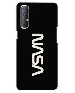 Чехол для OPPO Reno 3 Pro с картинкой «NASA — вертикальный логотип» Чехол для OPPO Reno 3 Pro с картинкой «NASA — вертикальный логотип»