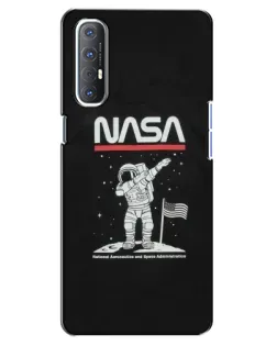 Чехол для OPPO Reno 3 Pro с картинкой «NASA — шагаем по Луне» Чехол для OPPO Reno 3 Pro с картинкой «NASA — шагаем по Луне»