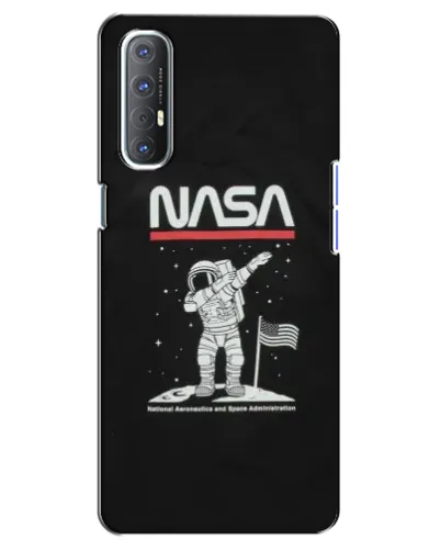 Чехол для OPPO Reno 3 Pro с картинкой «NASA — шагаем по Луне» Чехол для OPPO Reno 3 Pro с картинкой «NASA — шагаем по Луне»