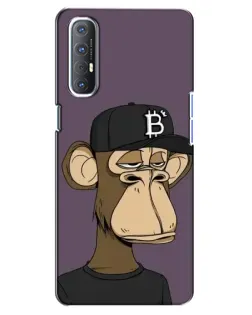 Чехол для OPPO Reno 3 Pro с картинкой «Bored Ape в кепке» Чехол для OPPO Reno 3 Pro с картинкой «Bored Ape в кепке»
