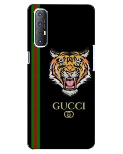 Чехол для OPPO Reno 3 Pro с картинкой «Тигр Gucci»