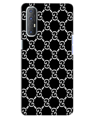 Чехол для OPPO Reno 3 Pro с картинкой «Gucci — сетчатый паттерн»