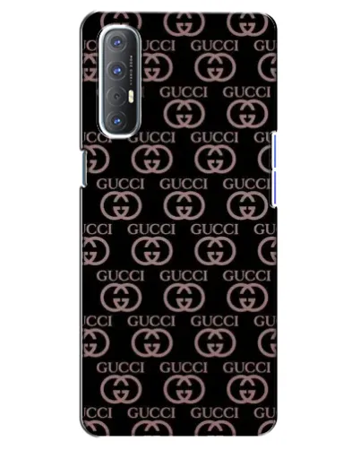 Чехол для OPPO Reno 3 Pro с картинкой «Классическая монограмма Gucci»