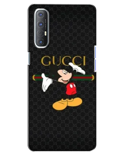 Чехол для OPPO Reno 3 Pro с картинкой «Микки Маус Gucci»
