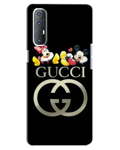 Чехол для OPPO Reno 3 Pro с картинкой «Gucci — герои Disney»