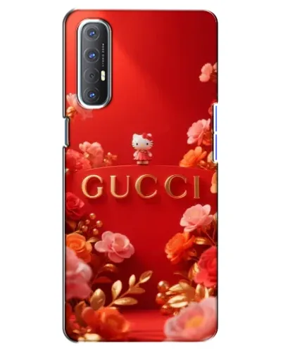 Чехол для OPPO Reno 3 Pro с картинкой «Gucci — золотой сад»