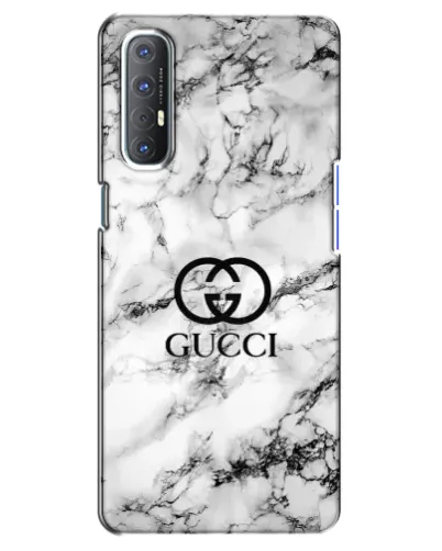Чехол для OPPO Reno 3 Pro с картинкой «Gucci — мраморный шик»