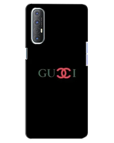 Чехол для OPPO Reno 3 Pro с картинкой «Gucci — красный градиент»