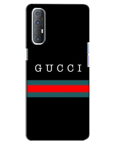 Чехол для OPPO Reno 3 Pro с картинкой «Gucci — красный пояс»