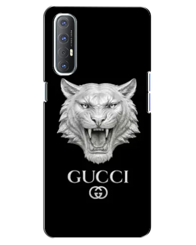 Чехол для OPPO Reno 3 Pro с картинкой «Gucci — серебряный лев» Чехол для OPPO Reno 3 Pro с картинкой «Gucci — серебряный лев»