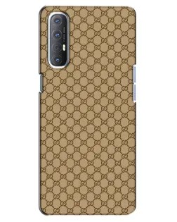 Чехол для OPPO Reno 3 Pro с картинкой «Gucci — классический беж»